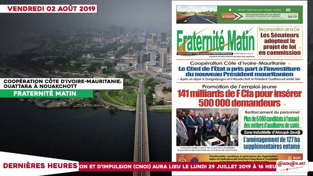 Le Titrologue du 02 Août 2019: A propos de l'ivoirité et ses effets / Bédié: je ne regrette rien