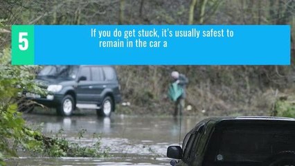 Driving tips in heavy rain