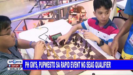 PH GMs, pupwesto sa rapid event ng SEAG qualifier
