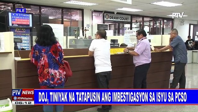NBI, pinagsusumite ng inisyal na resulta ng imbestigasyon sa PCSO