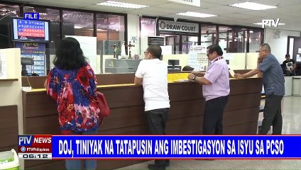 NBI, pinagsusumite ng inisyal na resulta ng imbestigasyon sa PCSO