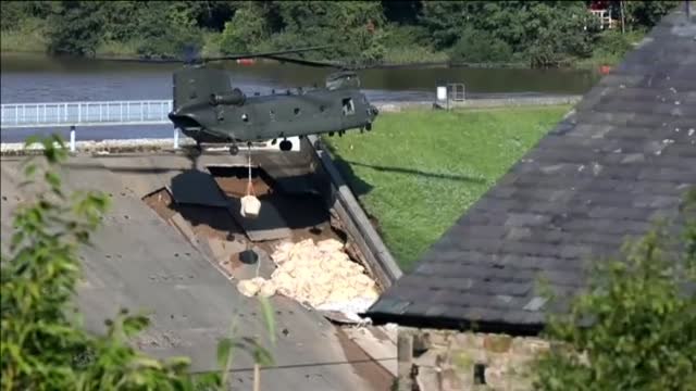 Una rotura en una presa obliga a evacuar a miles de personas en Reino Unido