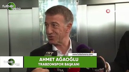 Ahmet Ağaoğlu: "Forvet transferi yarın açıklanır"