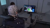 Quadriplegic Plays Video Game Using Brain-Computer Interface