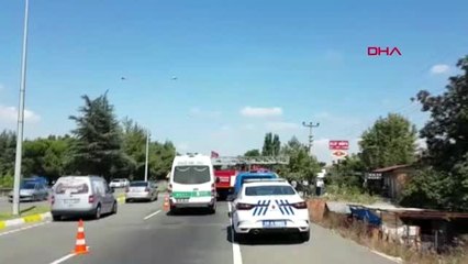 Balıkesir'de yolcu otobüsünde yangın çıktı 15 yaralı -2