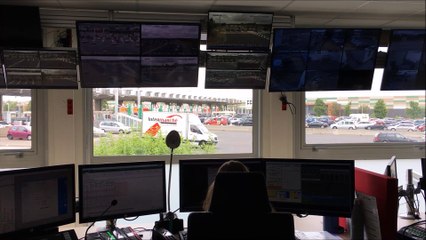 En vigie avec les gardiens de l’autoroute au péage de Saint-Quentin-Fallavier