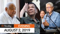 Duterte hits Gordon for ex-military appointees comment | Evening wRap
