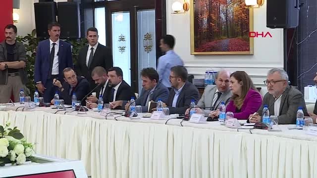 İÇİŞLERİ BAKANI SOYLU MEDYA TEMSİLCİLERİYLE BULUŞTU