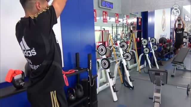 Jovic y Courtois vuelven a trabajar con el grupo