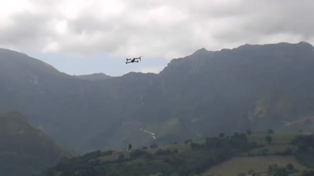 Control de drones en el Descenso del Sella