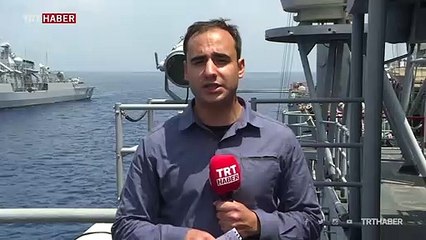 TRT ekibi Akdeniz Kalkanı Harekatı'na katıldı