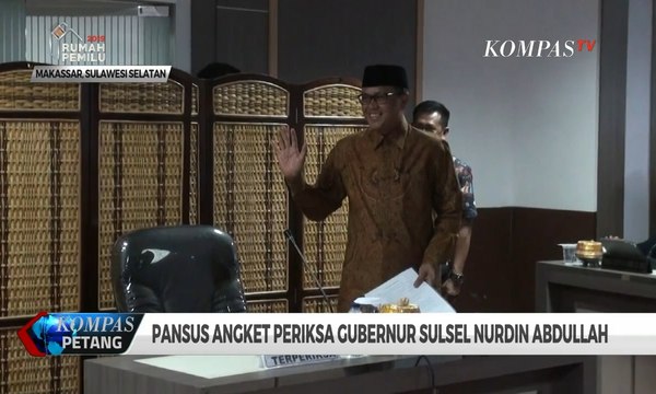 Pansus Angket DPRD Sulsel Periksa Gubernur Sulsel Nurdin Abdullah