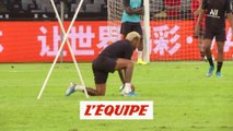 Fausse frayeur pour Neymar à l'entraînement - Foot - L1 - PSG