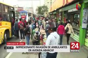 Cercado de Lima: Av. Abancay tomada por comerciantes ambulantes