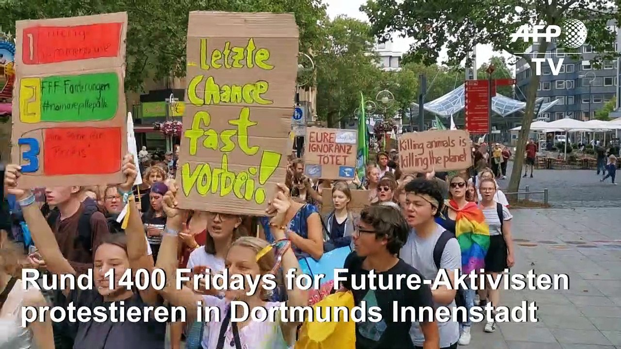 Trotz Schulferien: Fridays for Future-Demo in Dortmund