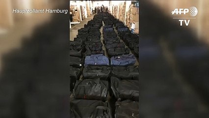 Incautan récord de cocaína en Alemania en contenedor procedente de Uruguay