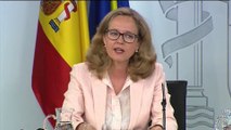 Calviño desarrolla los datos del paro tras el Consejo de Ministros