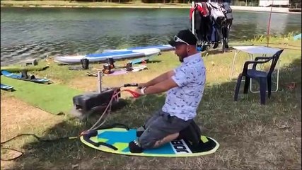 Neufgrange , ça glisse sur l’étang !