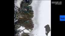 Fonte des glaces et incendies : cinq visuels pour résumer la canicule au Groenland