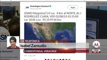 Sismo de magnitud 5 sacude Veracruz