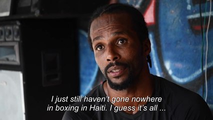 Haitian self-taught heavyweight boxer struggles to get a break