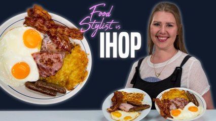Food Stylist vs IHOP Pancakes