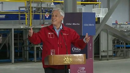 Un terremoto 'interrumpe' un discurso del presidente de Chile, Sebastián Piñera