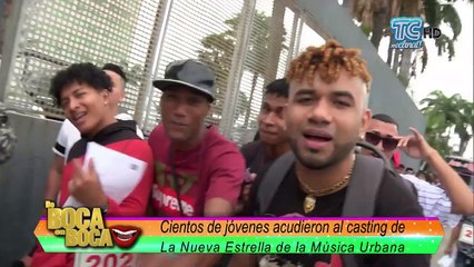 Cientos de jóvenes adieron al casting de La Nueva Estrella de la Música Urbana