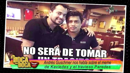 Andrés Guschmer nos habla sobre meme de Kaviedes y Paredes