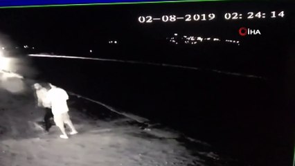 Karşıya geçerken hayatını kaybetti...Kaza anları kamerada