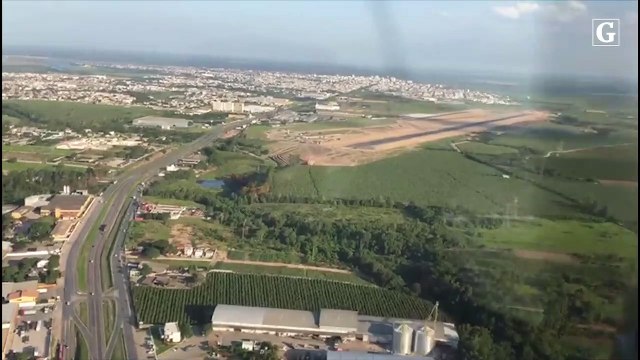 Imagens da obra do novo aeroporto de Linhares