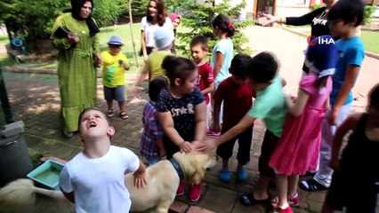 Kuran kursu öğrencilerinden özel gereksinimli yaşıtlarına anlamlı ziyaret