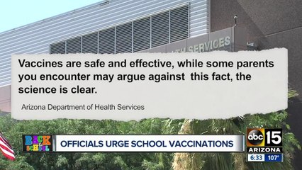 Two state agencies issue joint message to schools encouraging vaccinations