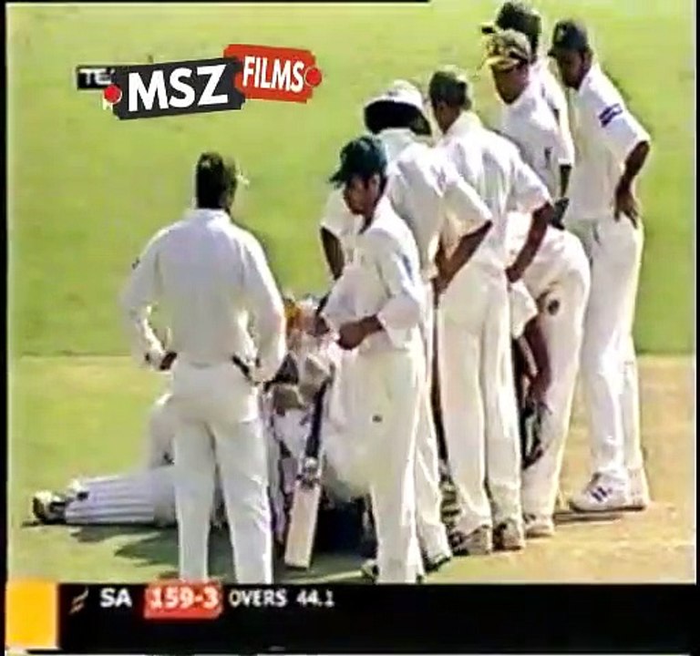 Shoaib Akhtar Brutal Bouncer To Gary Kirsten