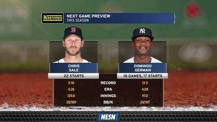 Chris Sale Gets Ball For Game 1 Of Doubleheader Vs. Yankees
