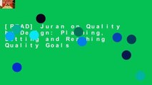 [READ] Juran on Quality by Design: Planning, Setting and Reaching Quality Goals