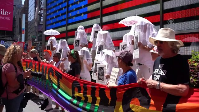 Teksas ve Ohio saldırıları protesto edildi - NEW YORK