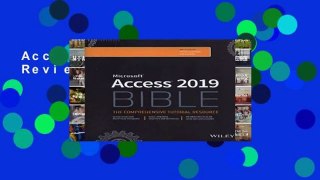 Access 2019 Bible  Review