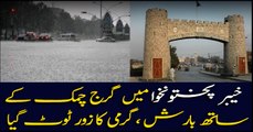 Rain with thunder flashes in Khyber Pakhtunkhwa