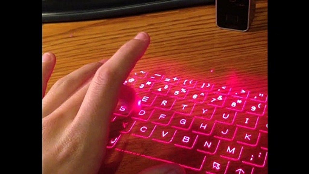 laiser key board