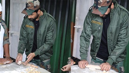 Vicky Kaushal Makes Rotis for Indian Army Jawans,Check out | FilmiBeat