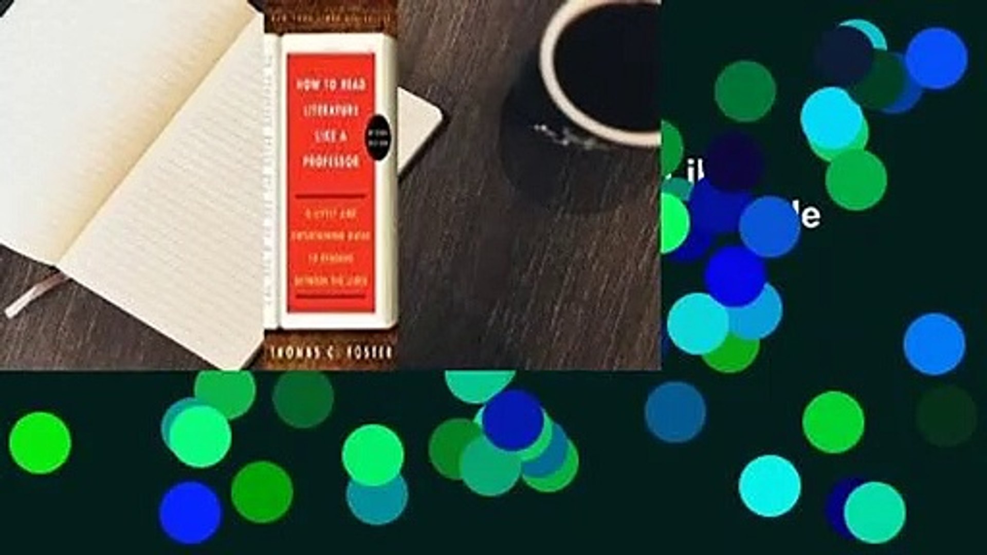 ⁣Full E-book How to Read Literature Like a Professor: A Lively and Entertaining Guide to Reading