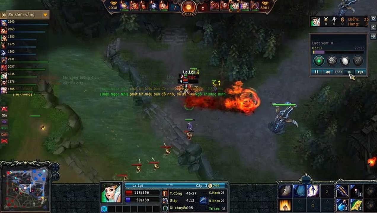 3Q pha sử lý cực đỉnh của La Lợi