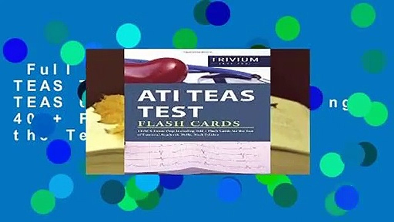 Full version  ATI TEAS Test Flash Cards: TEAS 6 Exam Prep Including 400+ Flash Cards for the Test
