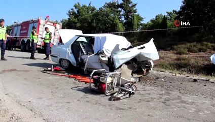 Kazada can pazarı: 2 ölü, 2 ağır yaralı