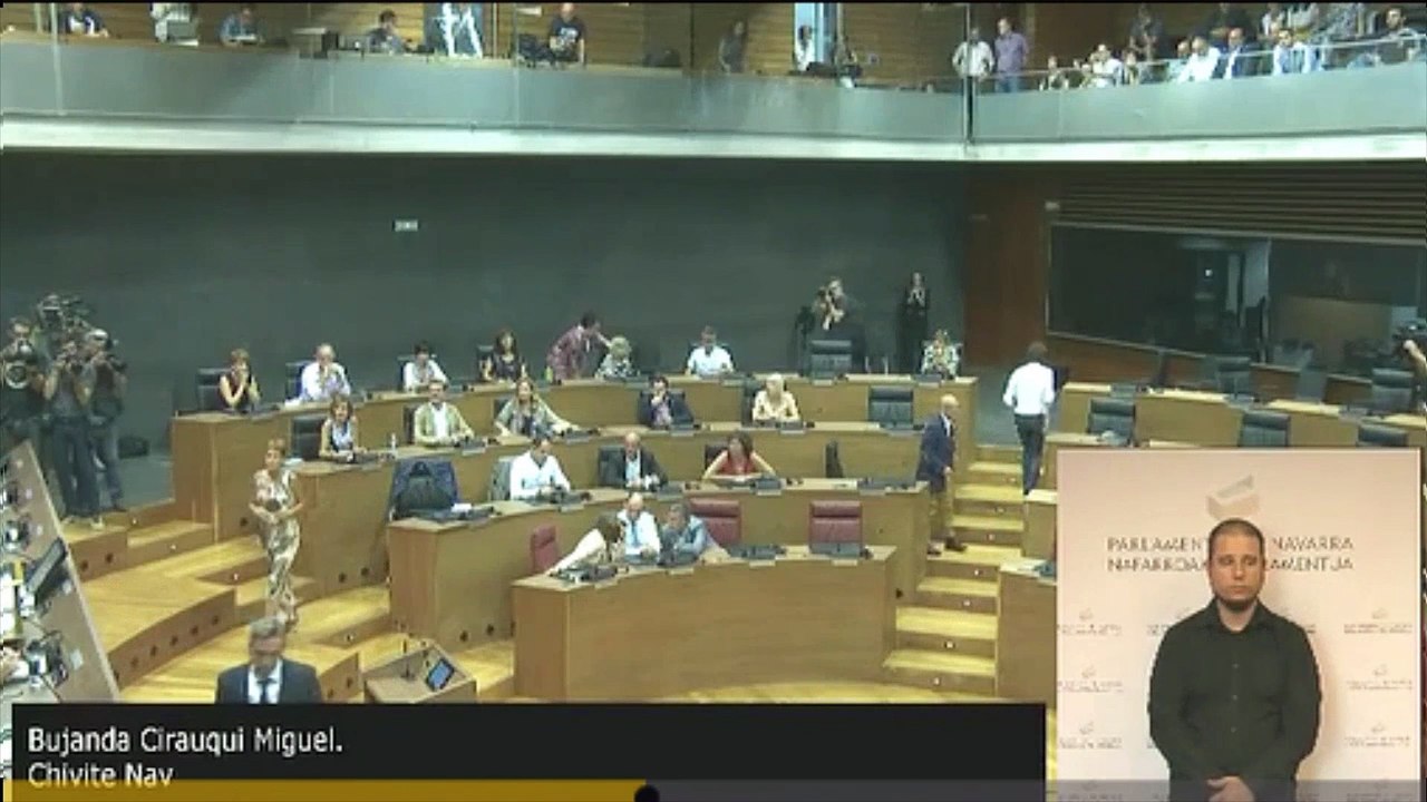 María Chivite, presidenta de Navarra con mayoría simple