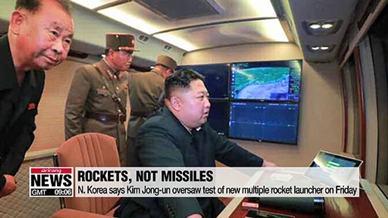 N. Korea says leader Kim Jong-un oversaw test of new multiple rocket launcher on Friday