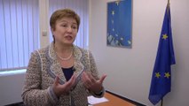 Kristalina Georgievea, candidata de la UE para dirigir el FMI