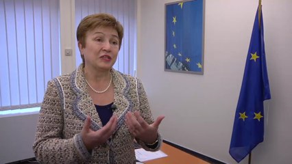 Kristalina Georgievea, candidata de la UE para dirigir el FMI