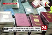 Banda que falsificaba pasaportes tenía nexos internacionales